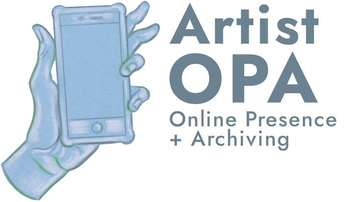 logo: AOPA — Artist Online Presence & Archiving